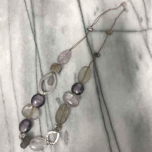 Silpada Amethyst and Silver Necklace